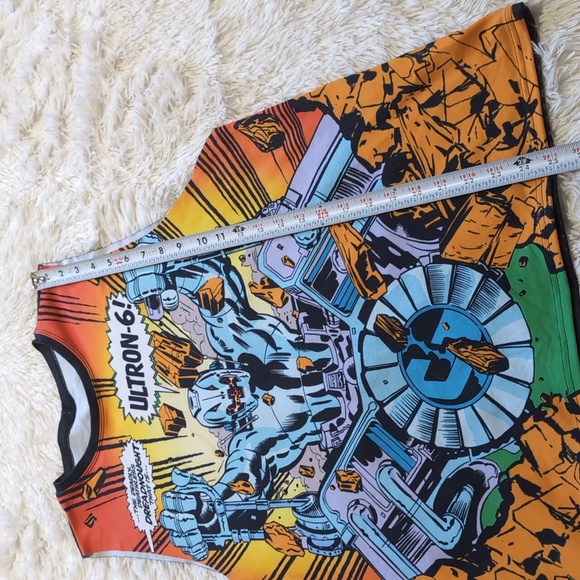 Blackmilk Marvel Avengers Ultron Muscle Tank Size XL - Picture 7 of 8